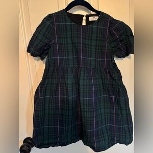 Vineyard Vines Navy, Green & Pink Plaid Short-Sleeve Dress